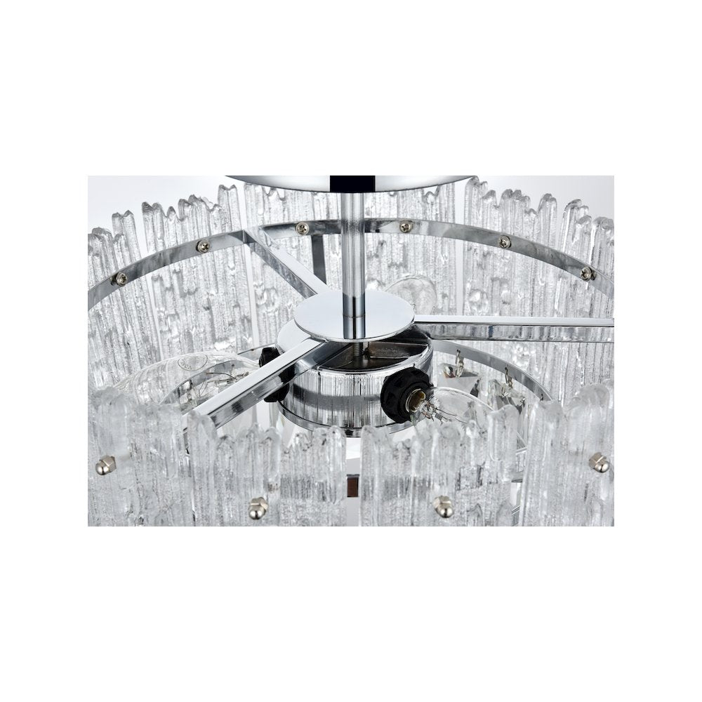 Emilia 12 inch Flush Mount in Chrome