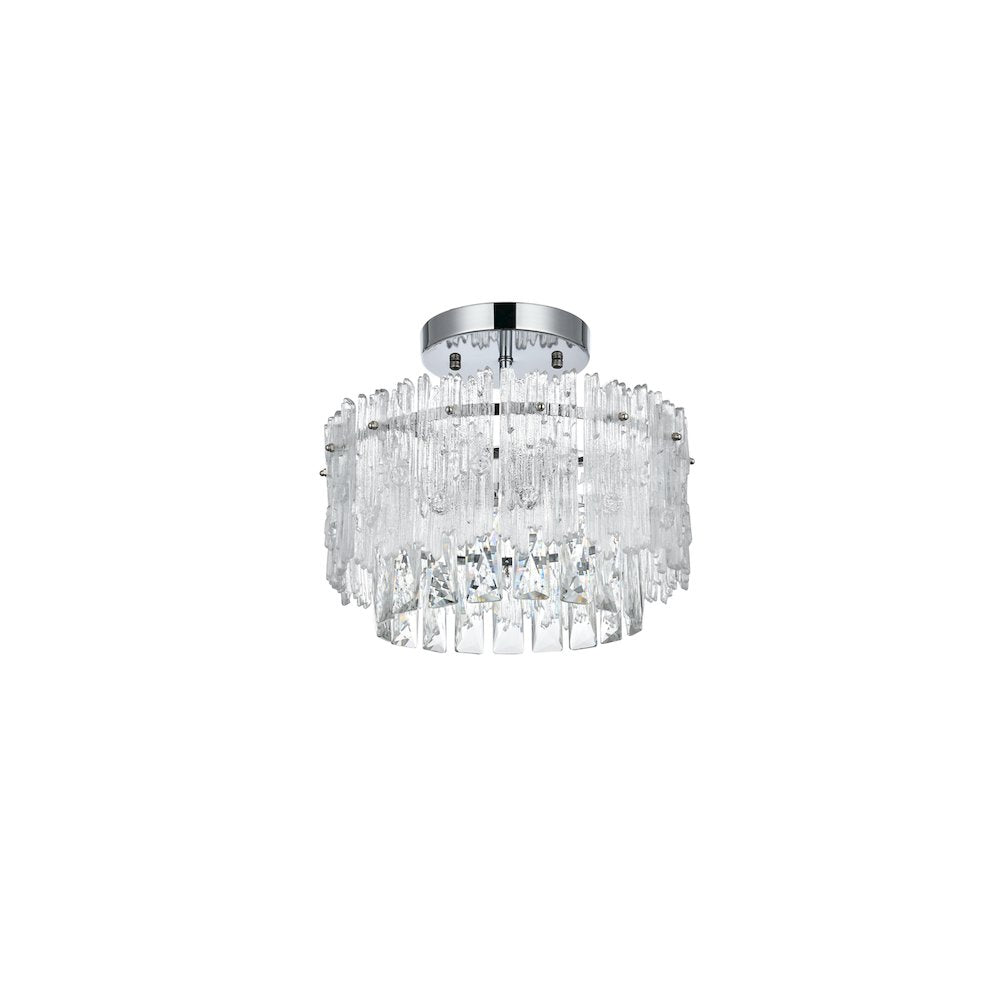 Emilia 12 inch Flush Mount in Chrome