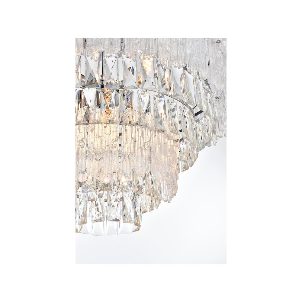 Emilia 25 inch Flush Mount in Chrome