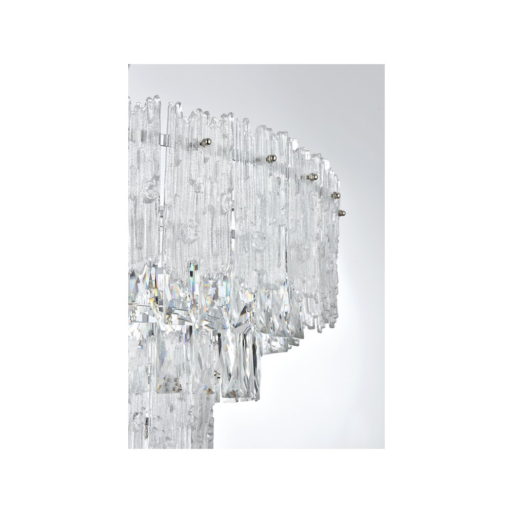 Emilia 25 inch Flush Mount in Chrome