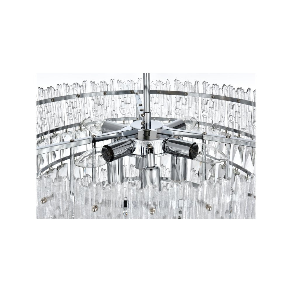 Emilia 25 inch Flush Mount in Chrome