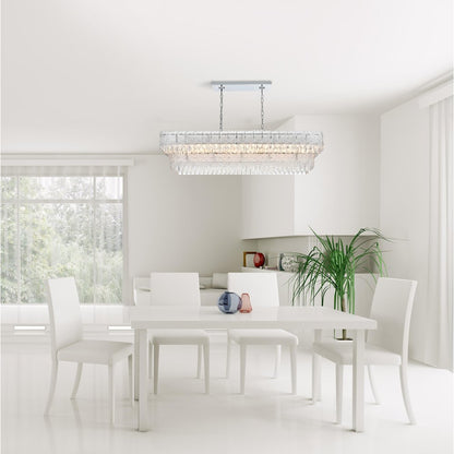 Emilia 50 inch Chandelier in Chrome