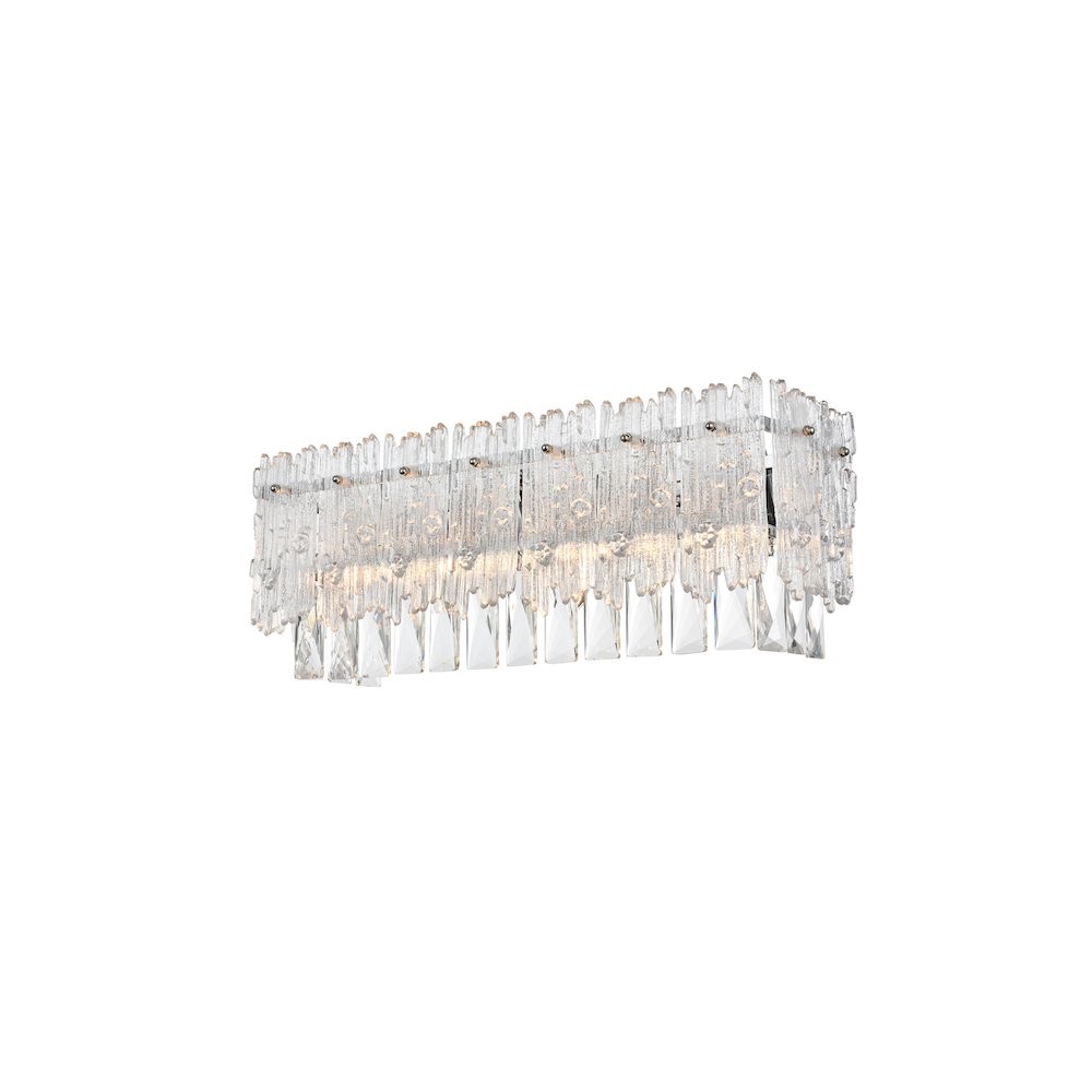 Emilia 19 inch Wall Sconce in Chrome