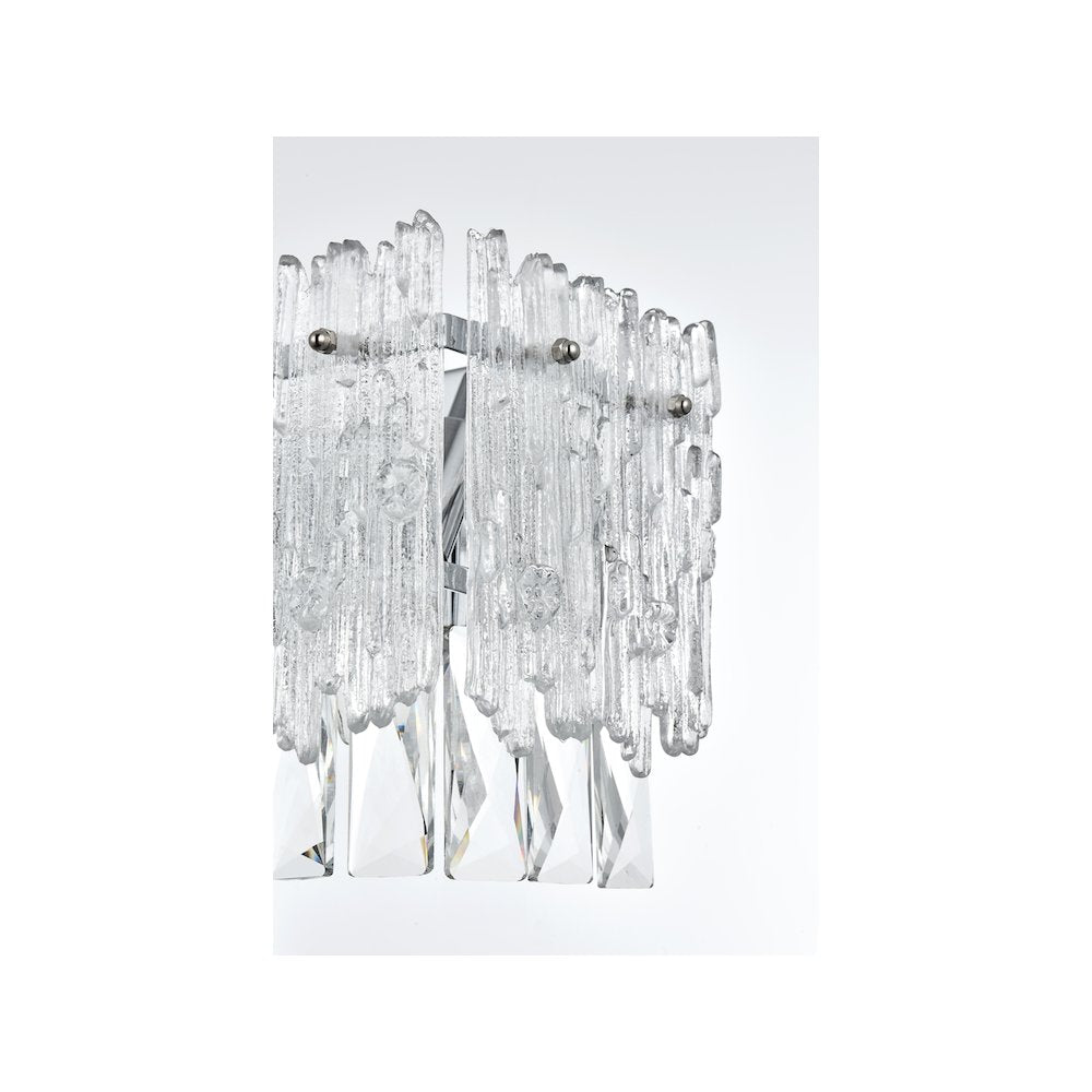 Emilia 19 inch Wall Sconce in Chrome