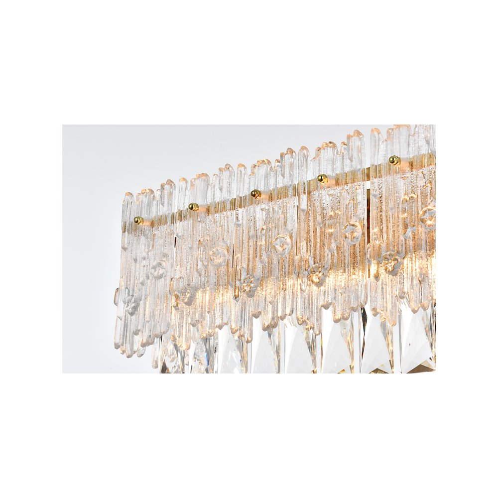 Emilia 19 inch Wall Sconce in Satin Gold