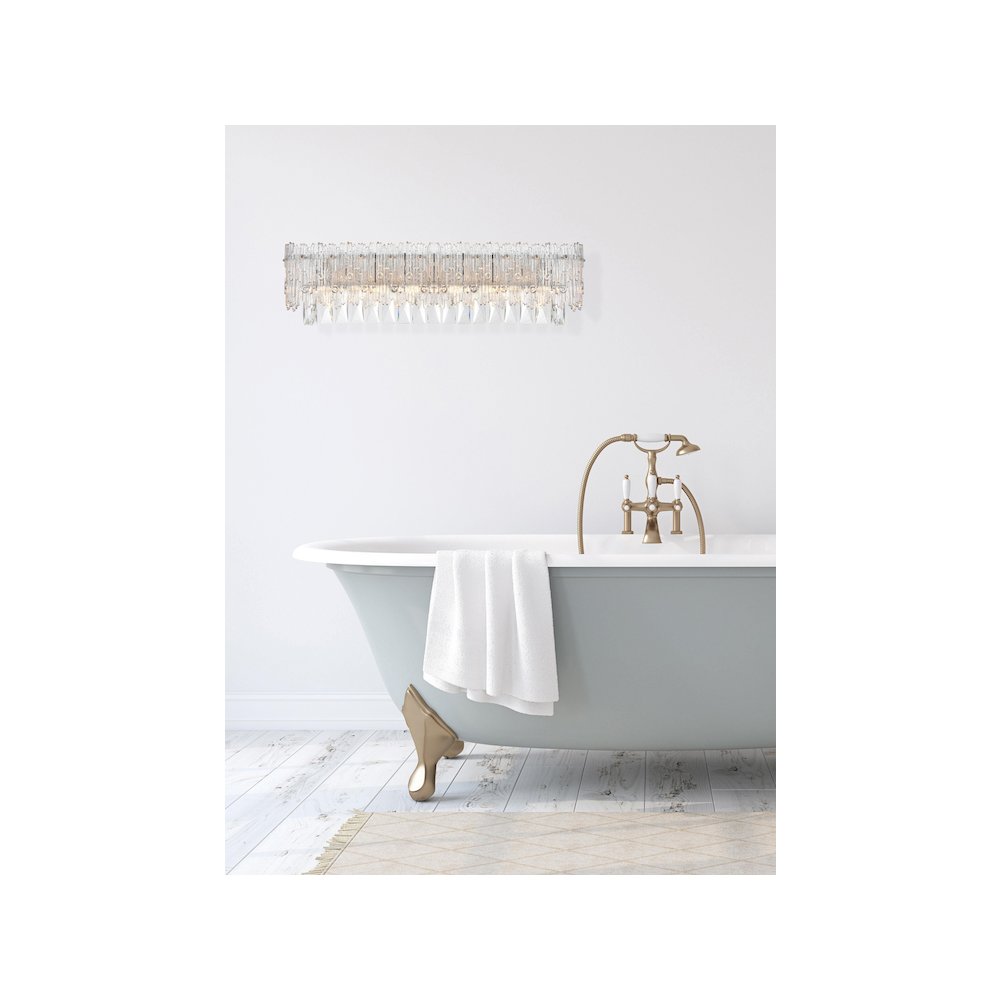 Emilia 27 inch Wall Sconce in Chrome