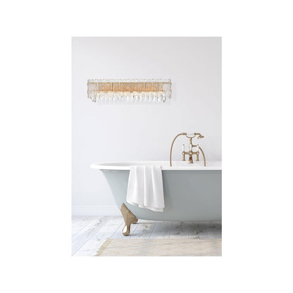Emilia 27 inch Wall Sconce in Satin Gold