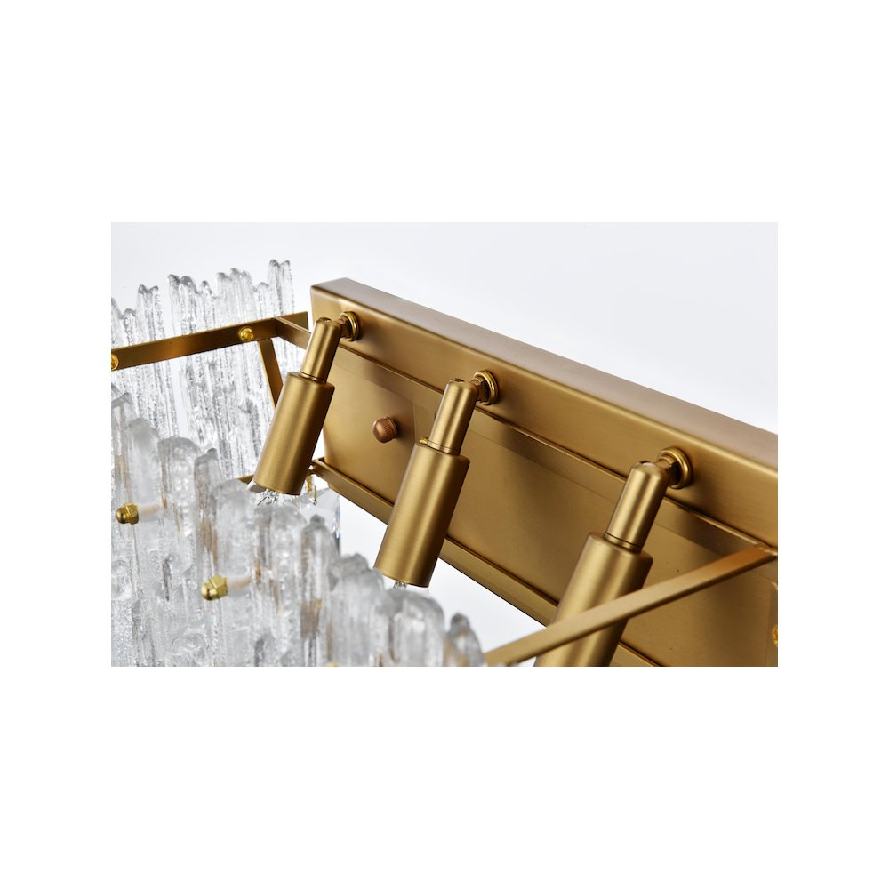 Emilia 27 inch Wall Sconce in Satin Gold