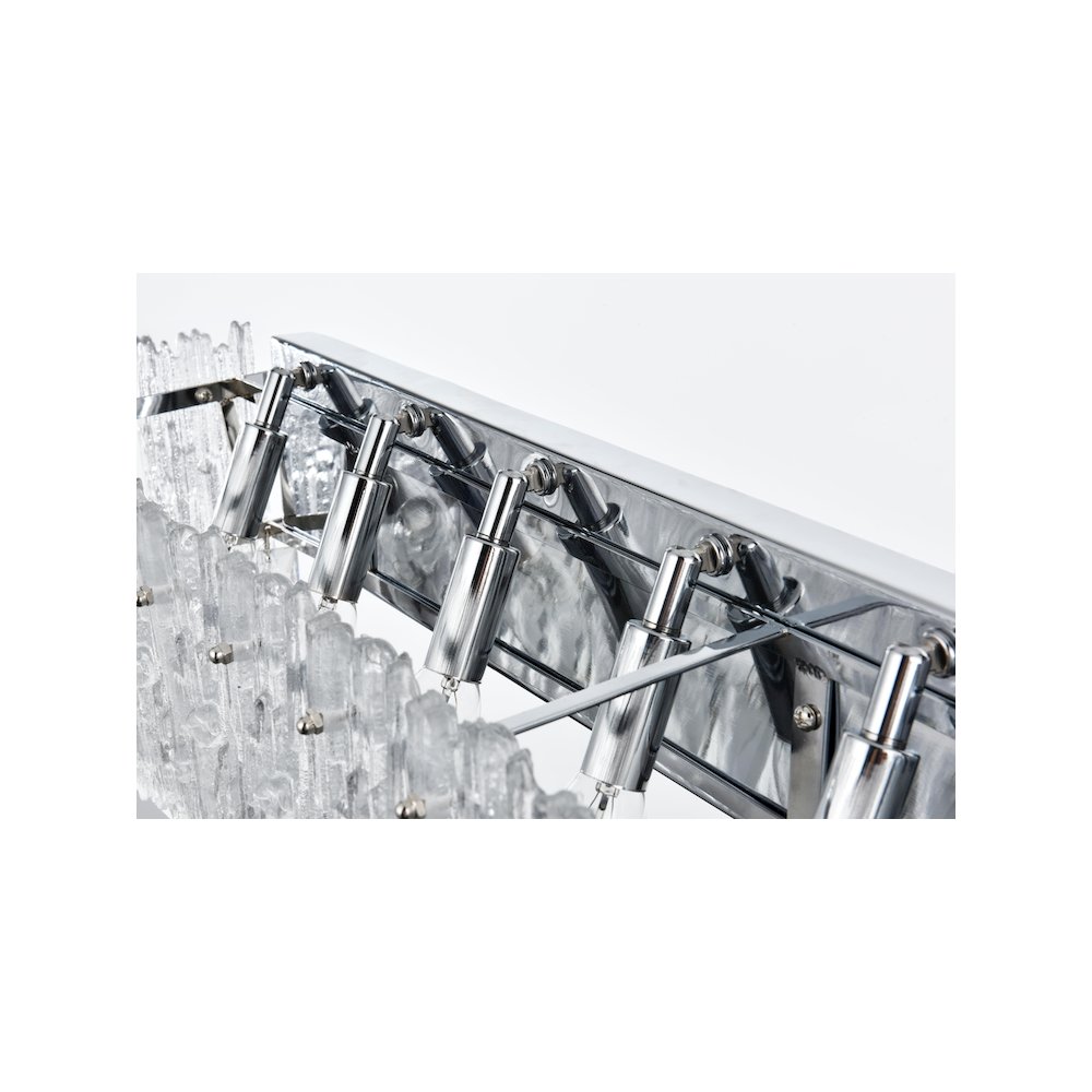 Emilia 34.5 inch Wall Sconce in Chrome