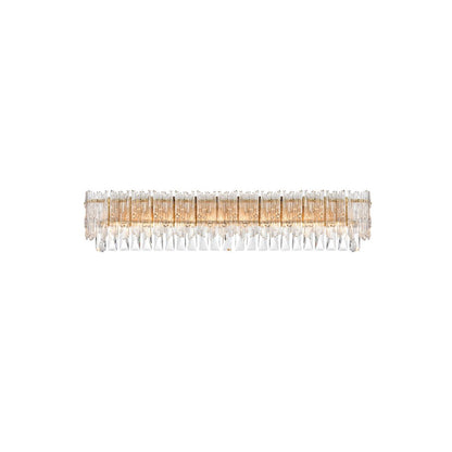 Emilia 34.5 inch Wall Sconce in Satin Gold