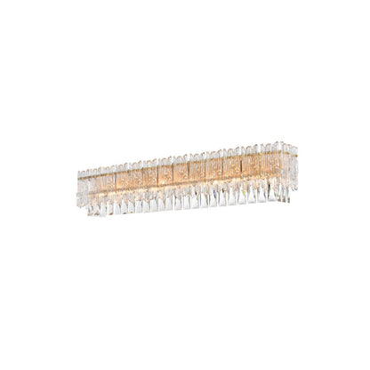 Emilia 34.5 inch Wall Sconce in Satin Gold