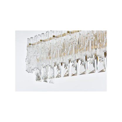 Emilia 34.5 inch Wall Sconce in Satin Gold
