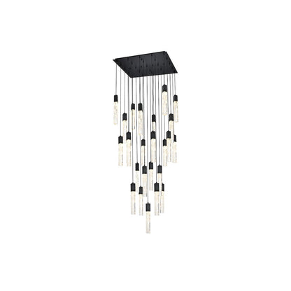 Aurora 36 inch Chandelier in Black