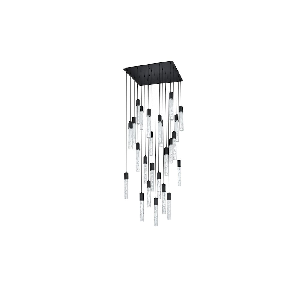 Aurora 36 inch Chandelier in Black