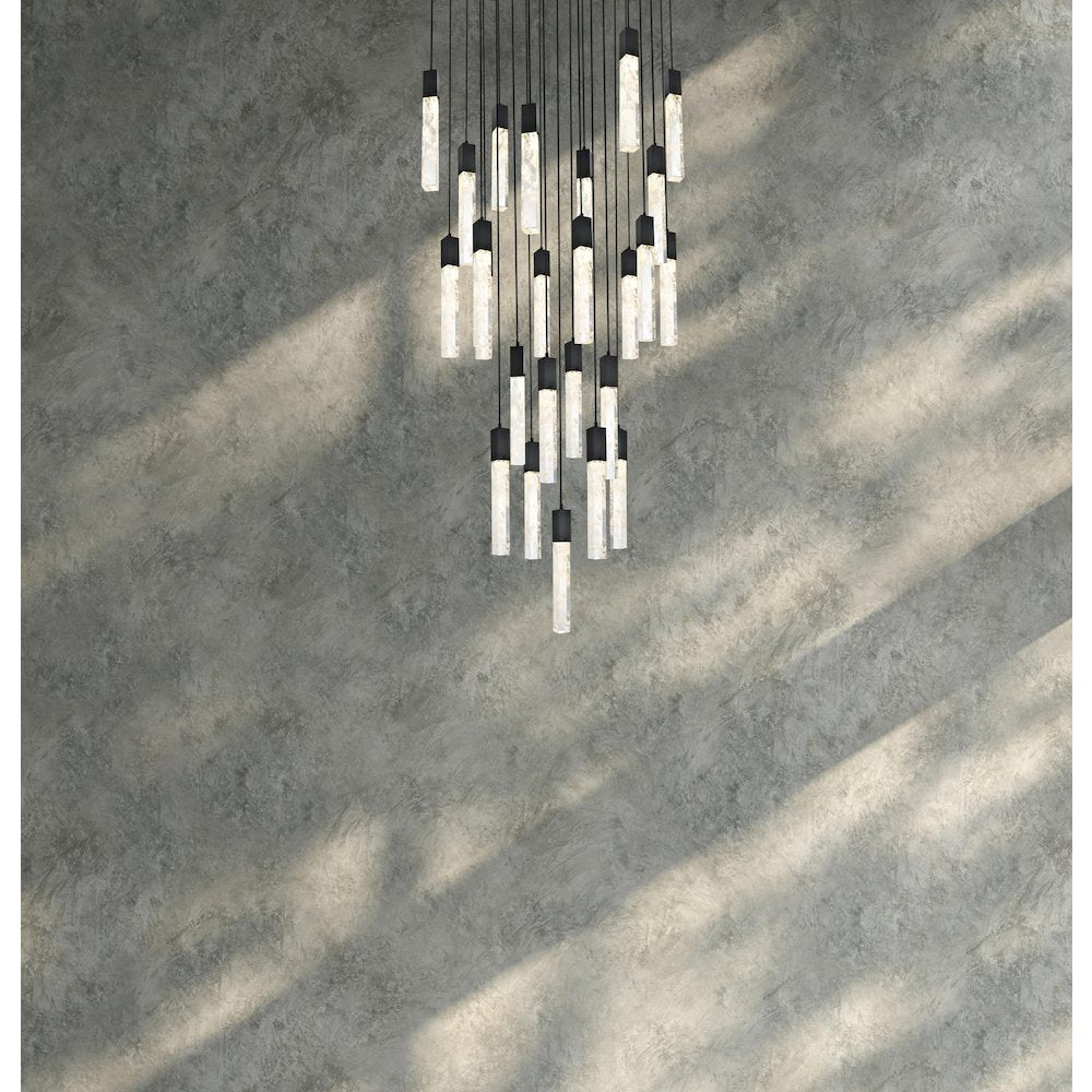 Aurora 36 inch Chandelier in Black