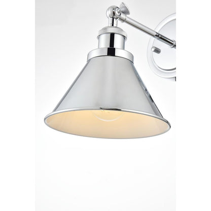 Bentley 1 light Chrome Bath Sconce