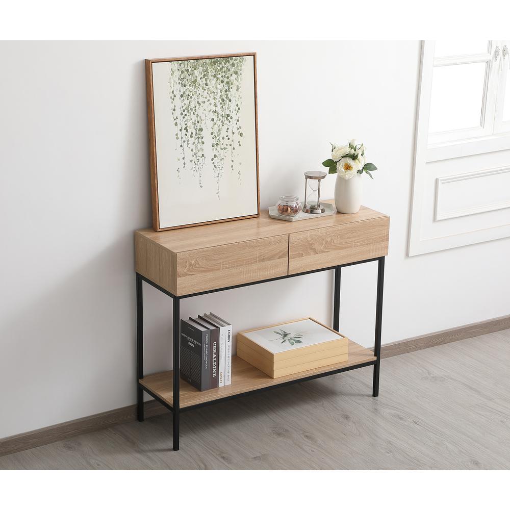 42 inch console table in mango wood