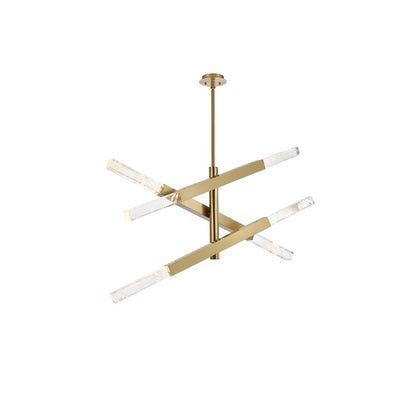 Ari 3-Bar Pendant In Satin Gold