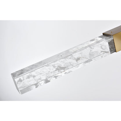 Ari 4-Bar Pendant In Satin Gold