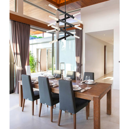 Ari 6-Bar Pendant In Black