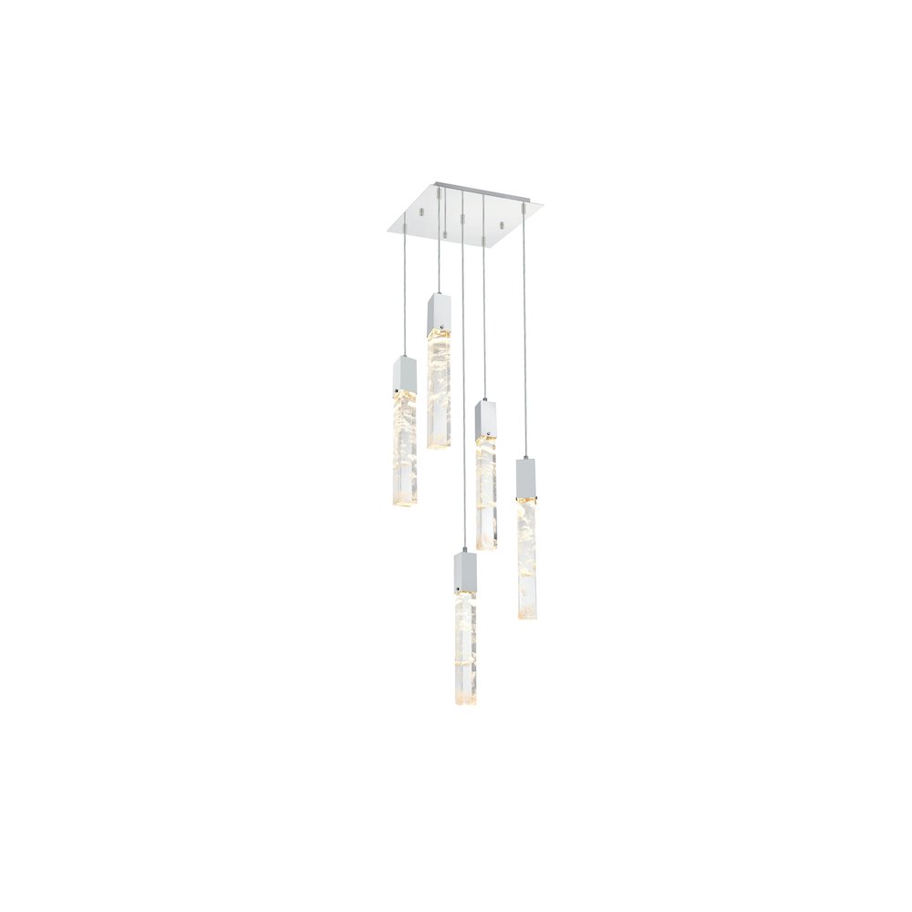 Aurora 16 inch Pendant in Chrome