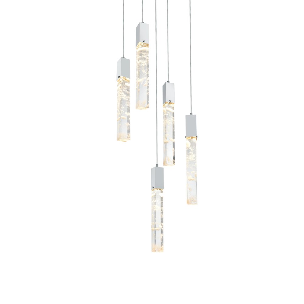 Aurora 16 inch Pendant in Chrome