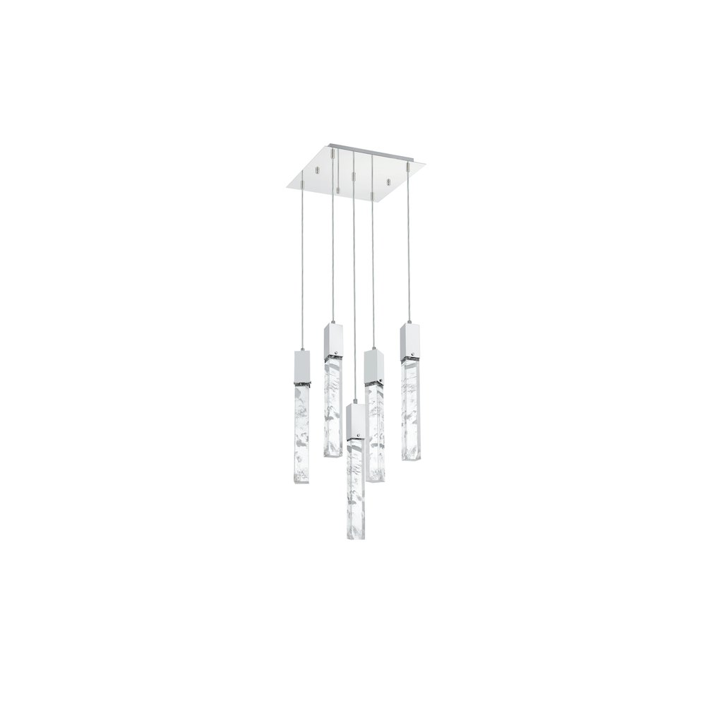 Aurora 16 inch Pendant in Chrome