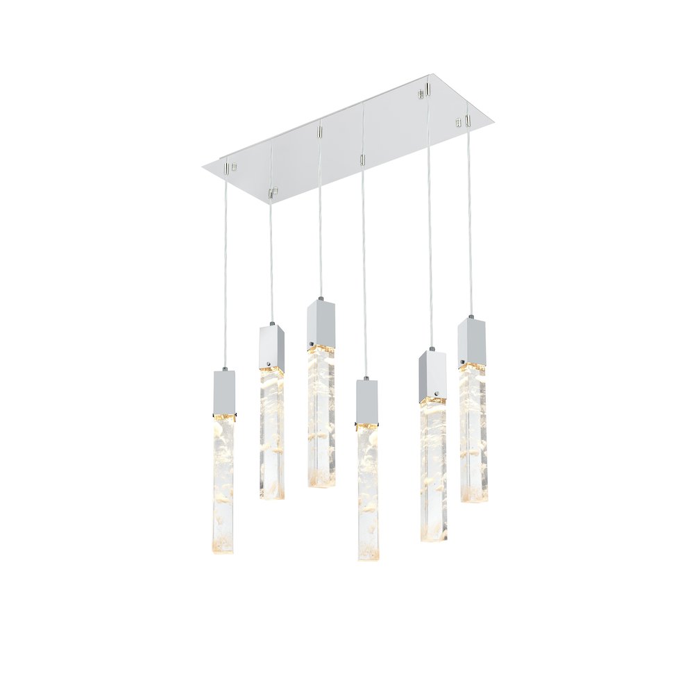Aurora 32 inch Pendant in Chrome