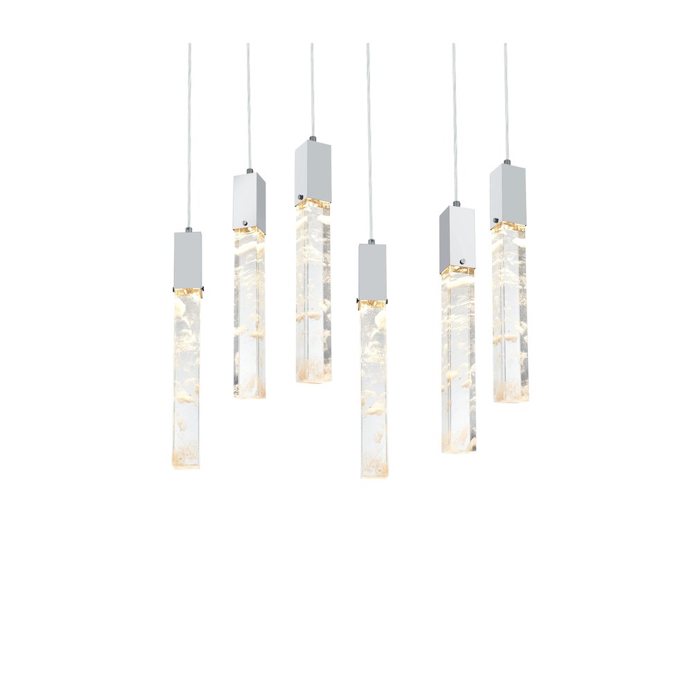 Aurora 32 inch Pendant in Chrome