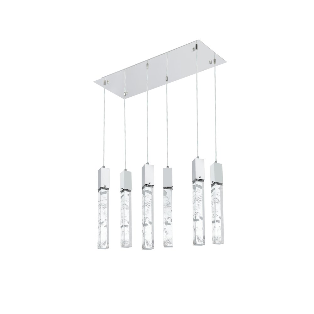 Aurora 32 inch Pendant in Chrome