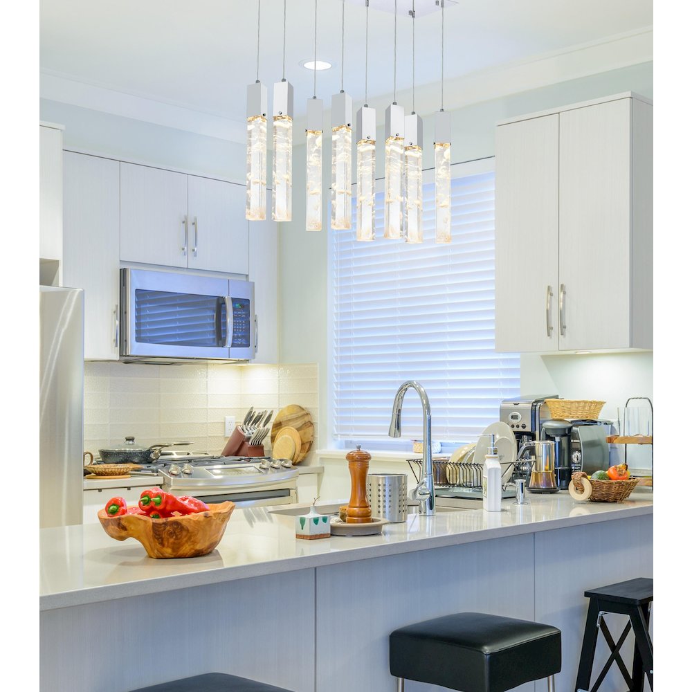 Aurora 36 inch Pendant in Chrome