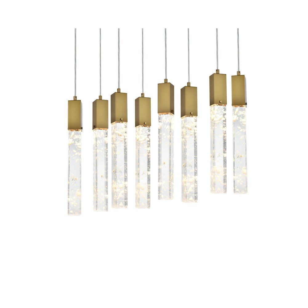 Aurora 36 inch Pendant in Satin Gold