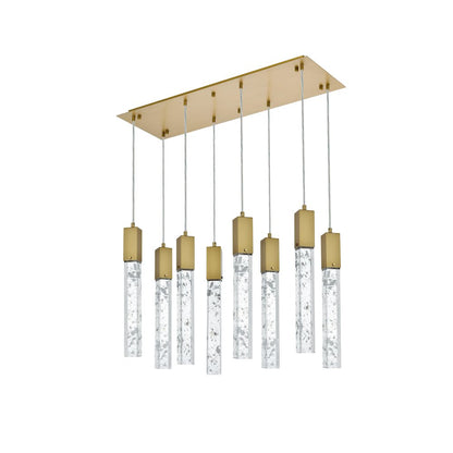 Aurora 36 inch Pendant in Satin Gold