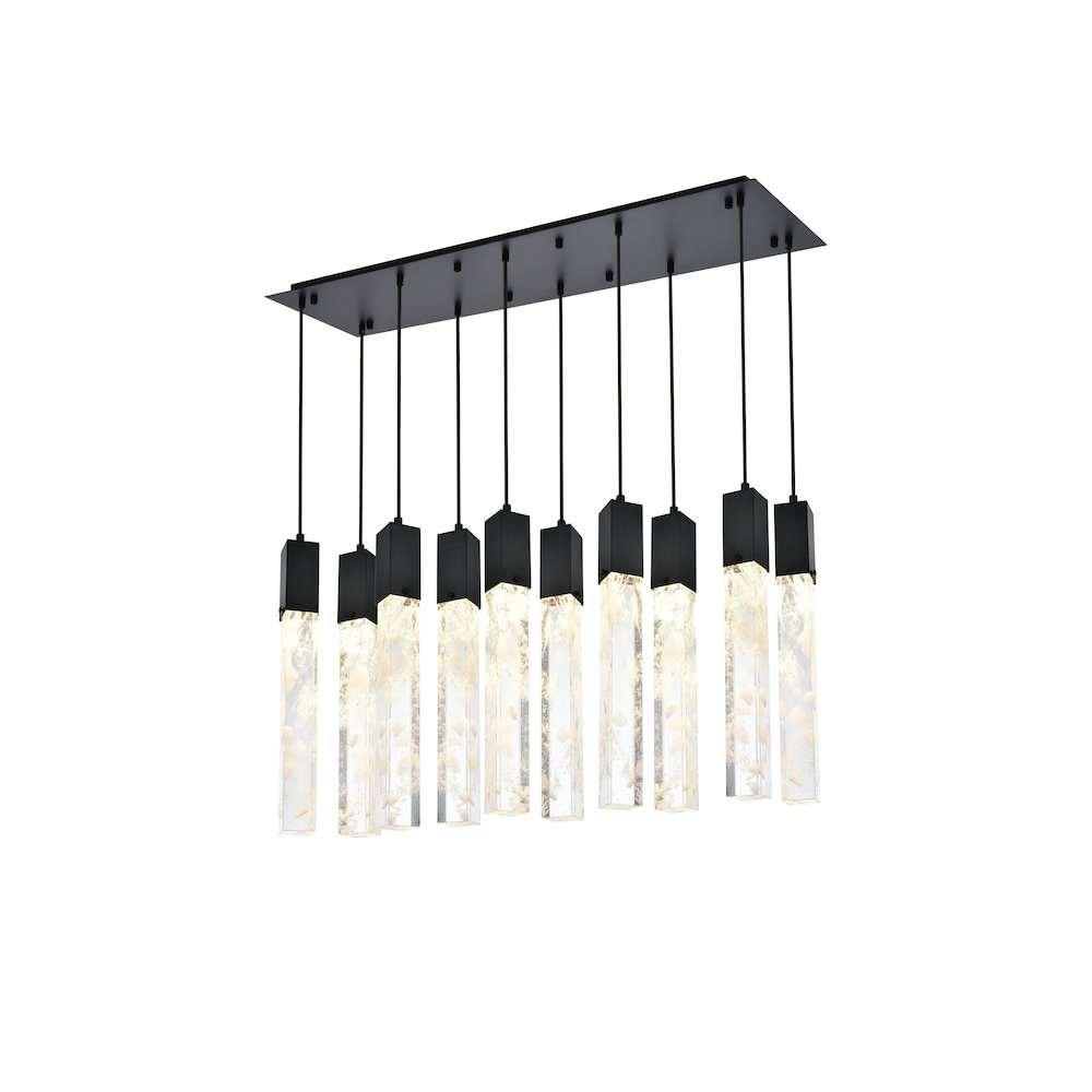 Aurora 42 inch Pendant in Black