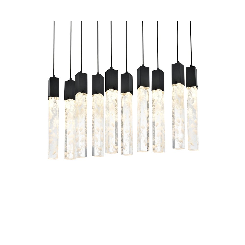 Aurora 42 inch Pendant in Black