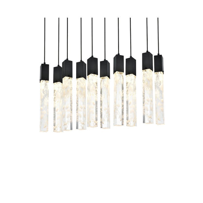 Aurora 42 inch Pendant in Black