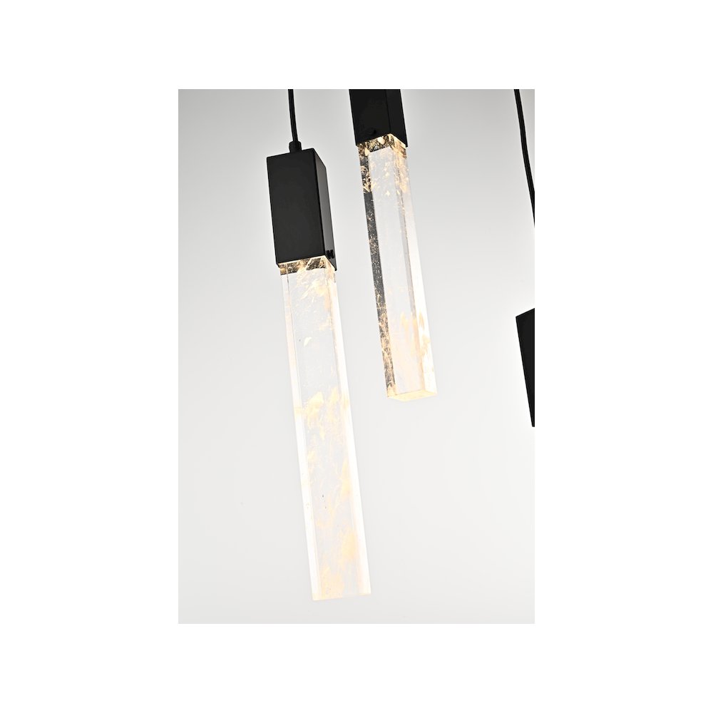 Aurora 42 inch Pendant in Black