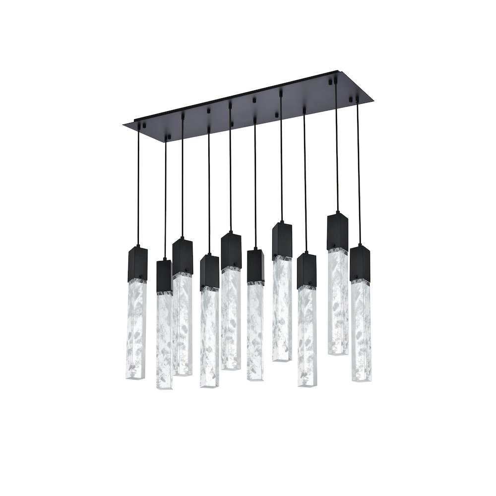 Aurora 42 inch Pendant in Black