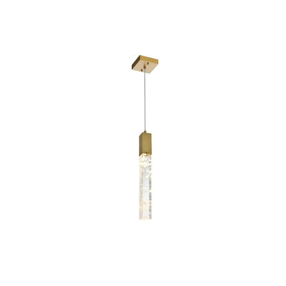 Aurora 5 inch Pendant in Satin Gold