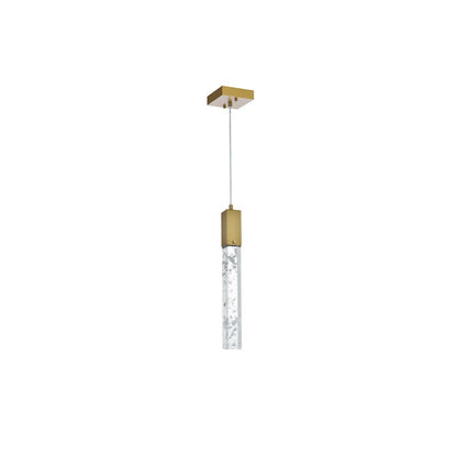 Aurora 5 inch Pendant in Satin Gold
