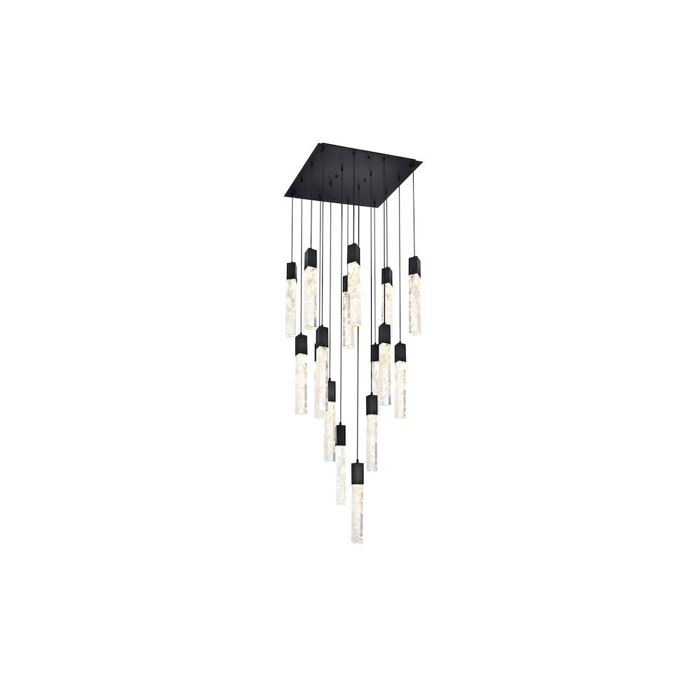 Aurora 30 inch Pendant in Black