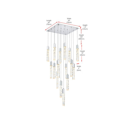 Aurora 30 inch Pendant in Black