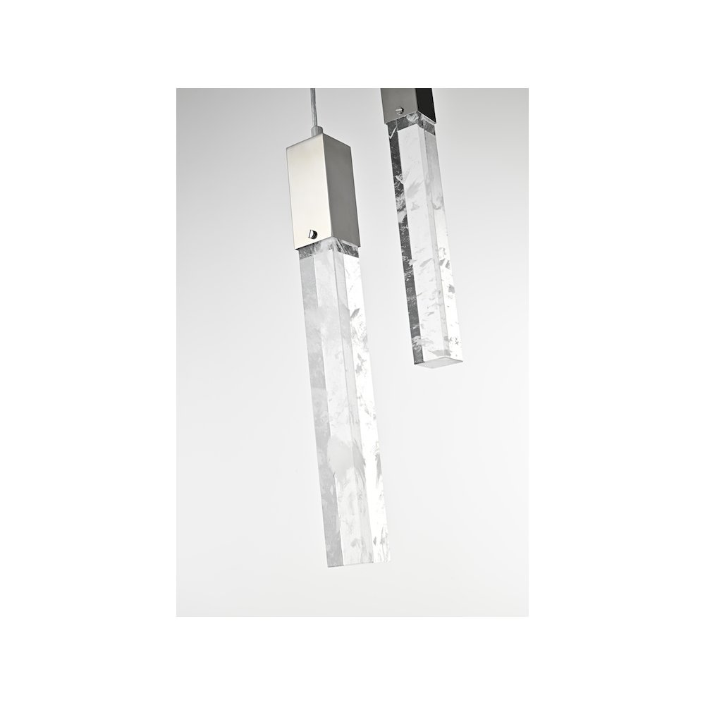 Aurora 36 inch Chandelier in Chrome