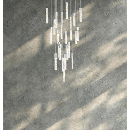 Aurora 36 inch Chandelier in Chrome