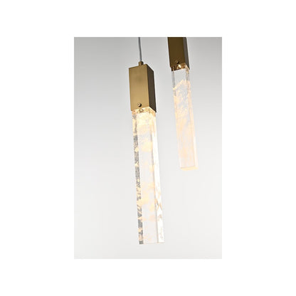 Aurora 36 inch Chandelier in Satin Gold