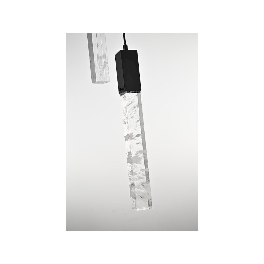 Aurora 42 inch Chandelier in Black