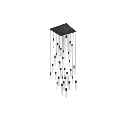 Aurora 42 inch Chandelier in Black