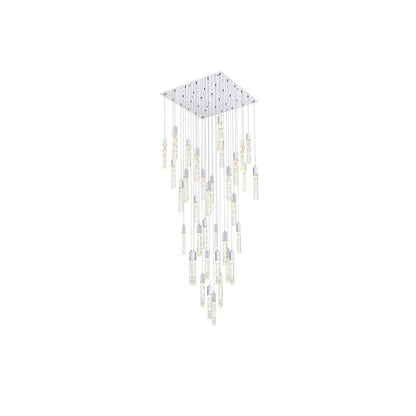 Aurora 42 inch Chandelier in Chrome