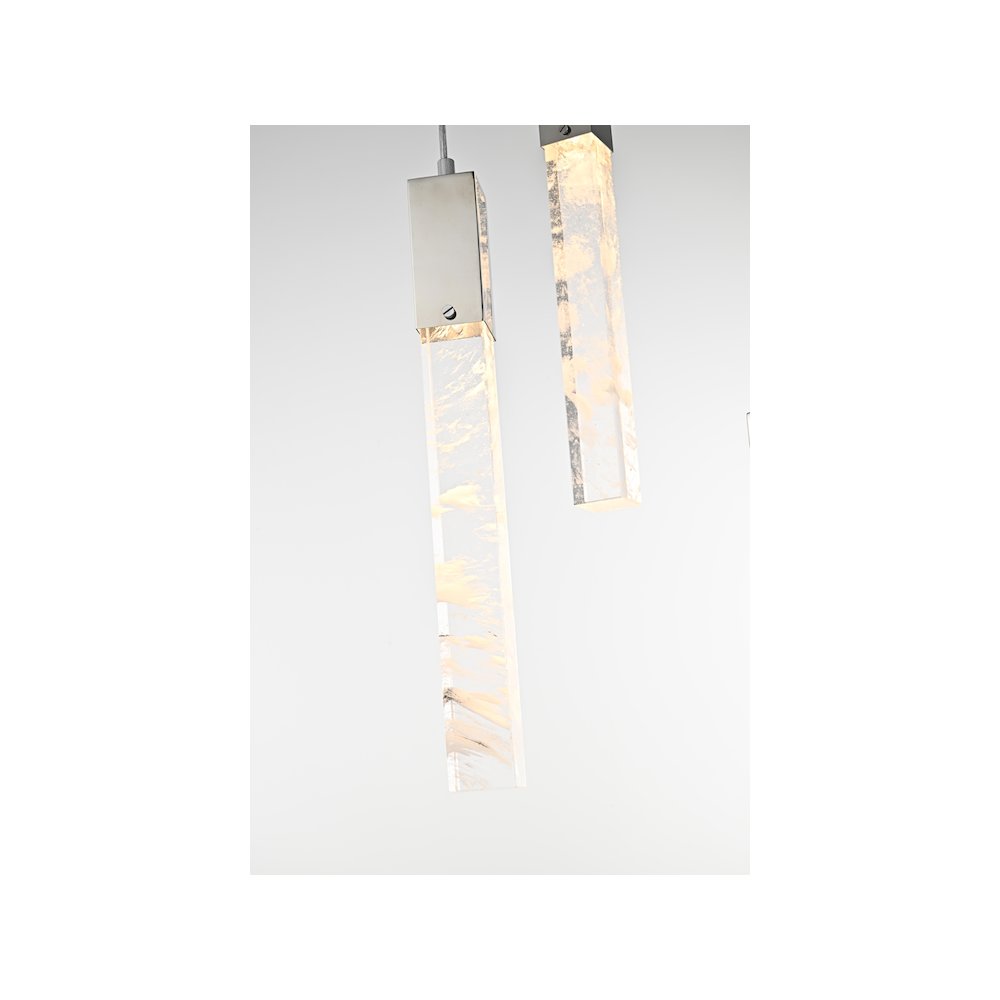 Aurora 42 inch Chandelier in Chrome