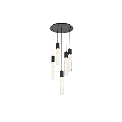 Aurora 20 inch Chandelier in Black